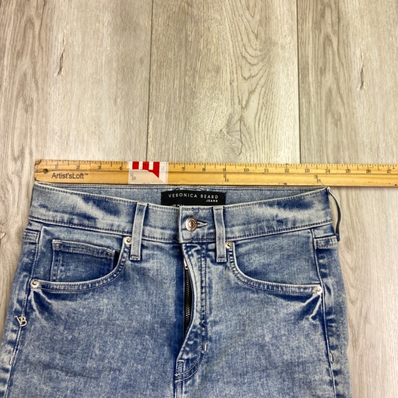 Veronica Beard High Rise Jeans in Soft Blue - Picture 4 of 13